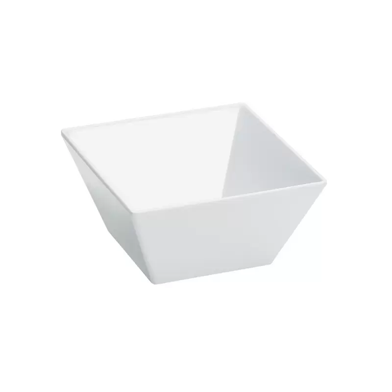 Cal-Mil White 8" Square Melamine Bowl