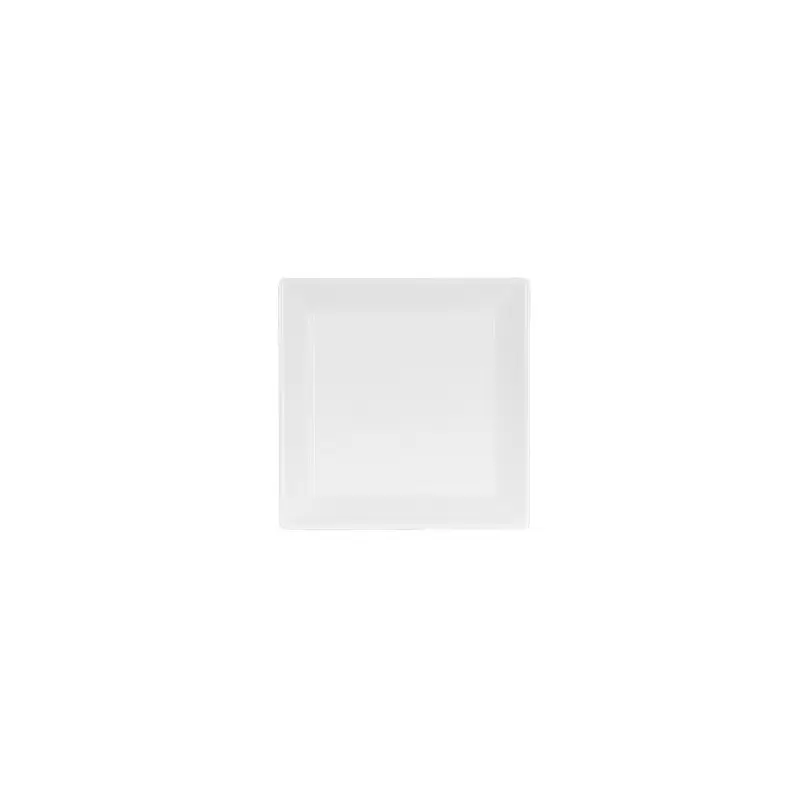 Cal-Mil 10" Square Melamine Plate - White