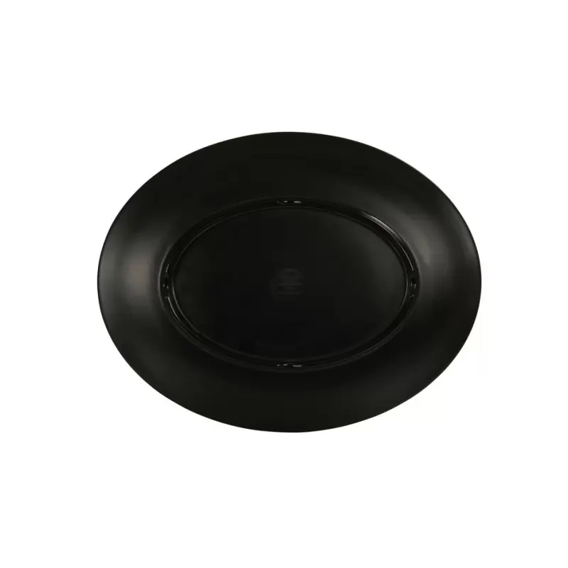 Cal-Mil Hand Thrown 16 x 12 Melamine Platter - Black