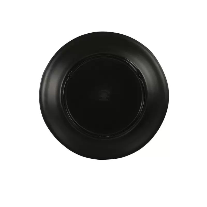 Cal-Mil Hand Thrown 11" Melamine Plate - Black