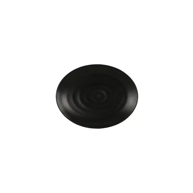 Cal-Mil Hand Thrown 8 x 11 Melamine Platter - Black