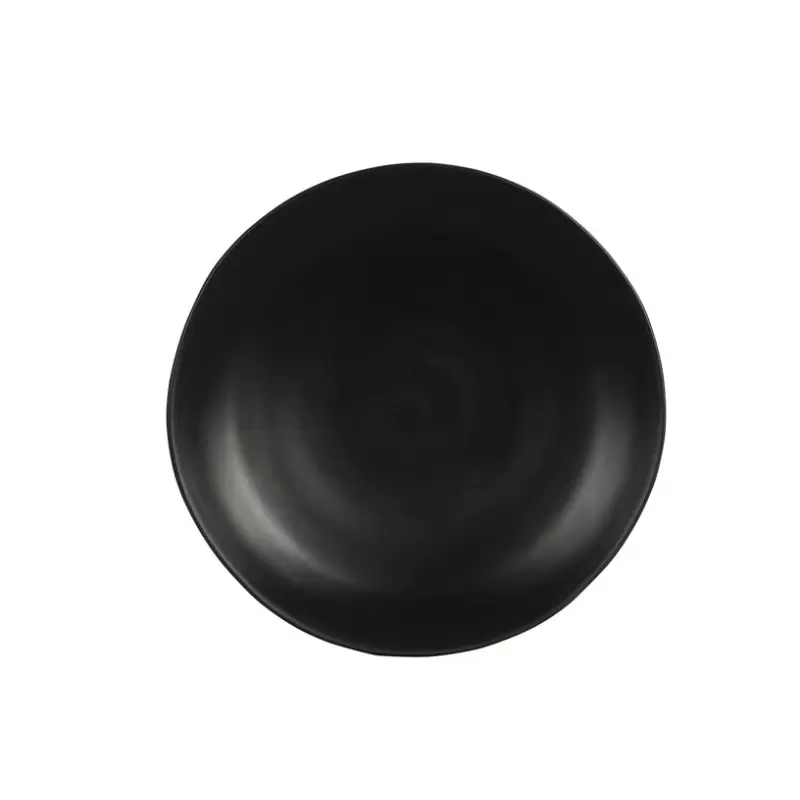 Cal-Mil Hand Thrown 9" Melamine Plate - Black