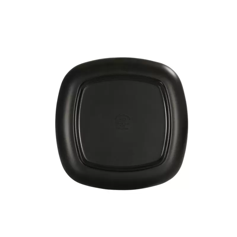 Cal-Mil Oslo 8" Square Melamine Plate - Black