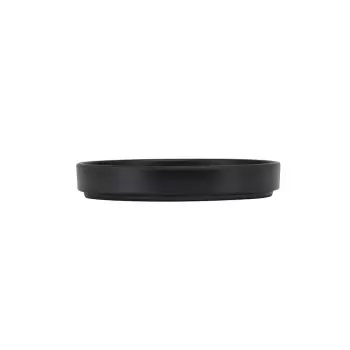 Cal-Mil Hudson - Black 8" Low Rim Melamine Plate