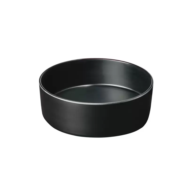 Cal-Mil Hudson - Black 120 Oz. Raised Rim Melamine Bowl