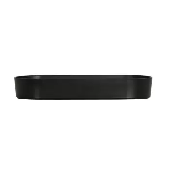 Cal-Mil Hudson 5 Qt. Black Oval Melamine Bowl