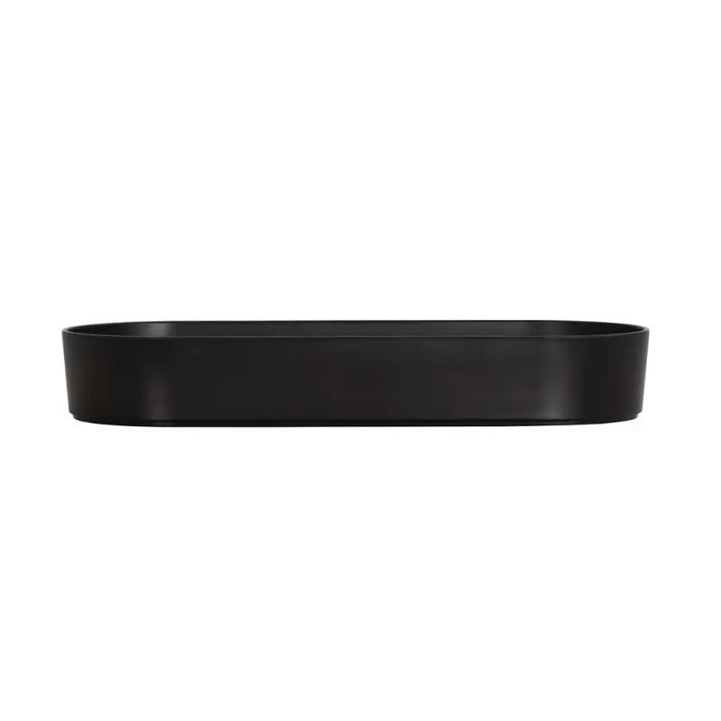 Cal-Mil Hudson 5 Qt. Black Oval Melamine Bowl