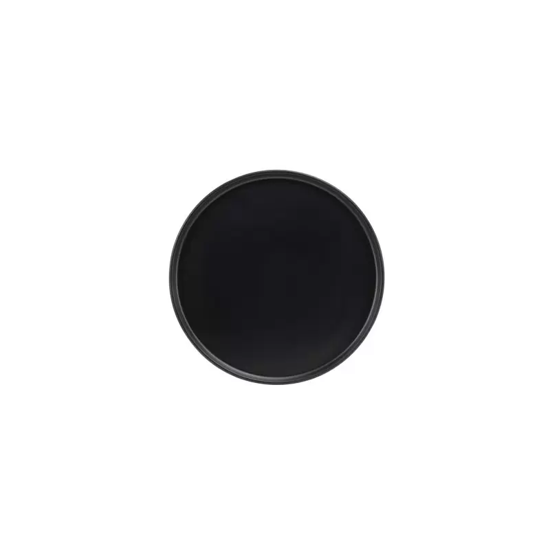 Cal-Mil Hudson - Black 10" Low Rim Melamine Plate