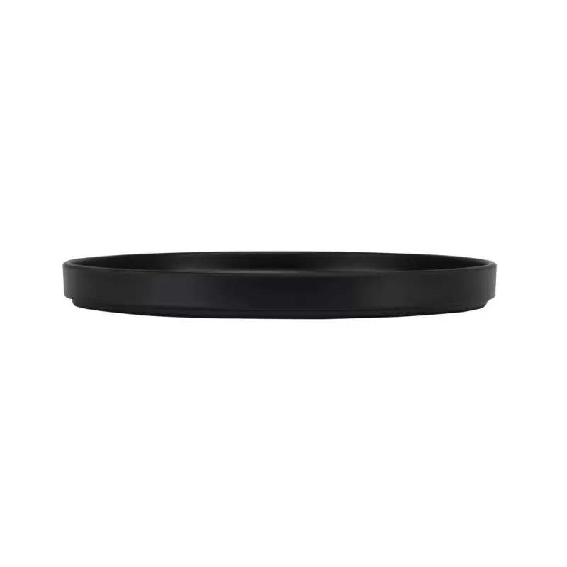 Cal-Mil Hudson - Black 10" Low Rim Melamine Plate