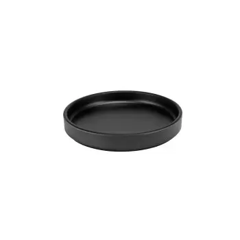 Cal-Mil Hudson - Black 6" Low Rim Melamine Plate