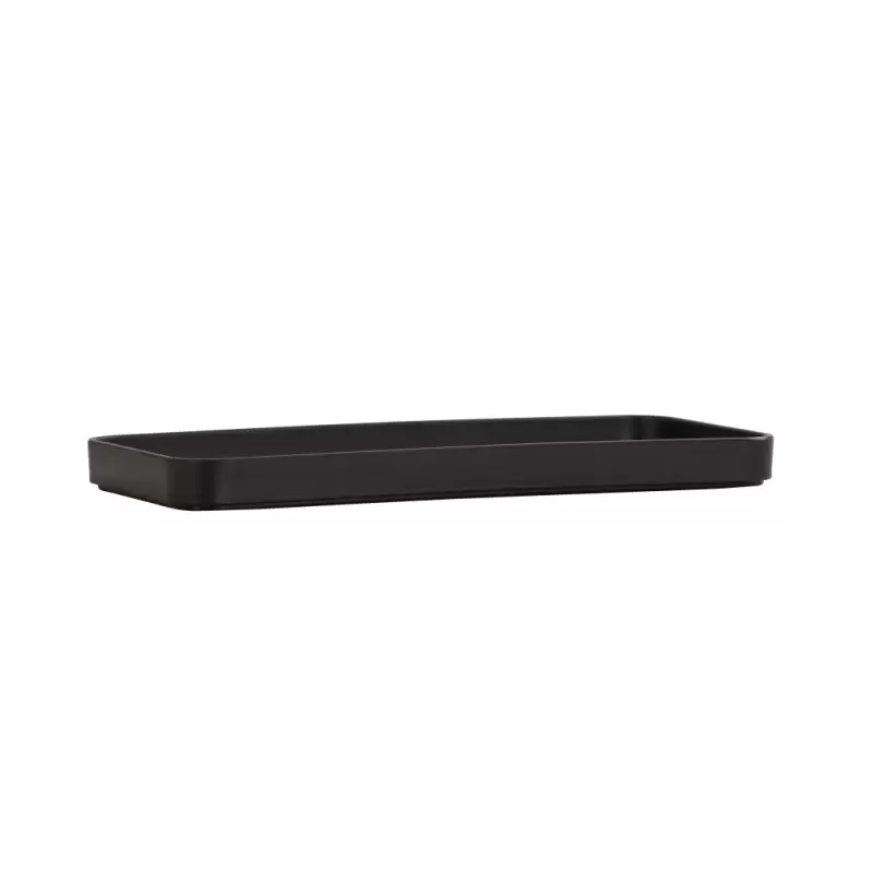 Cal-Mil Hudson 6 x 13 Black Melamine Tray