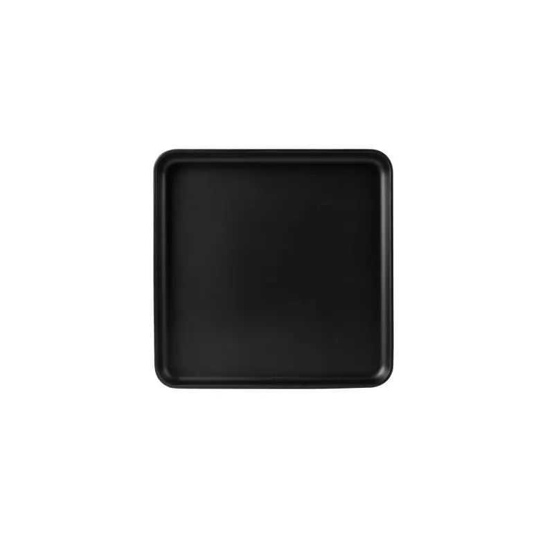 Cal-Mil Hudson - Black Square Melamine Plate 11" x 11"