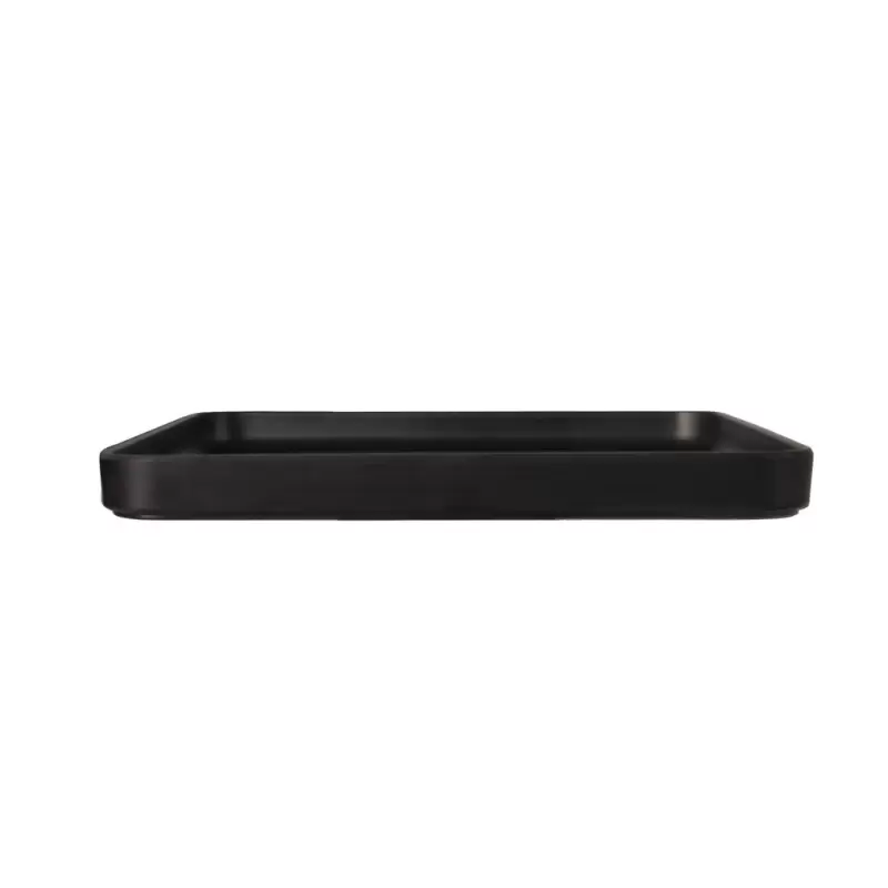 Cal-Mil Hudson - Black Square Melamine Plate 11" x 11"