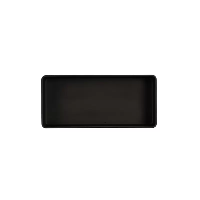 Cal-Mil Hudson 13 x 6 Rectangle Melamine Bowl - Black