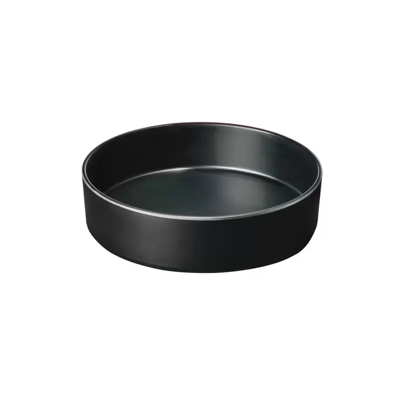 Cal-Mil Hudson - Black 72 Oz. Raised Rim Melamine Bowl