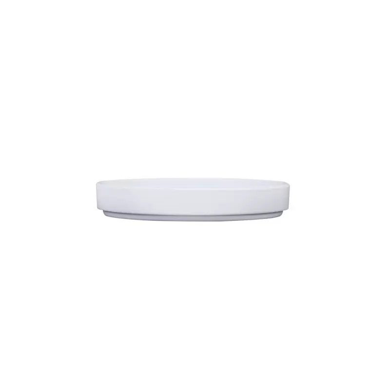 Cal-Mil Hudson - White 8" Low Rim Melamine Plate