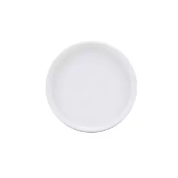 Cal-Mil Hudson - White 8" Low Rim Melamine Plate