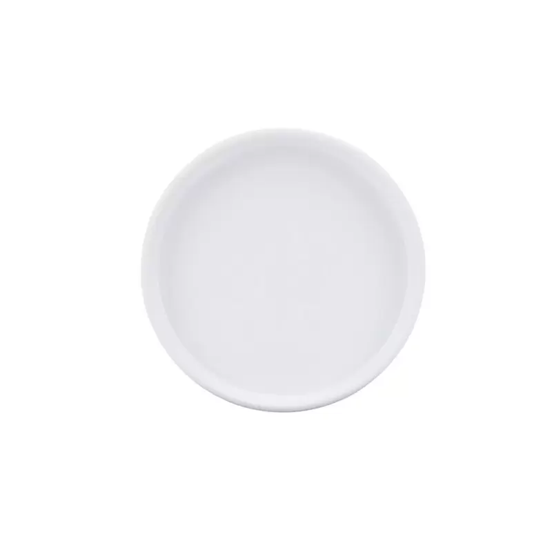 Cal-Mil Hudson - White 8" Low Rim Melamine Plate