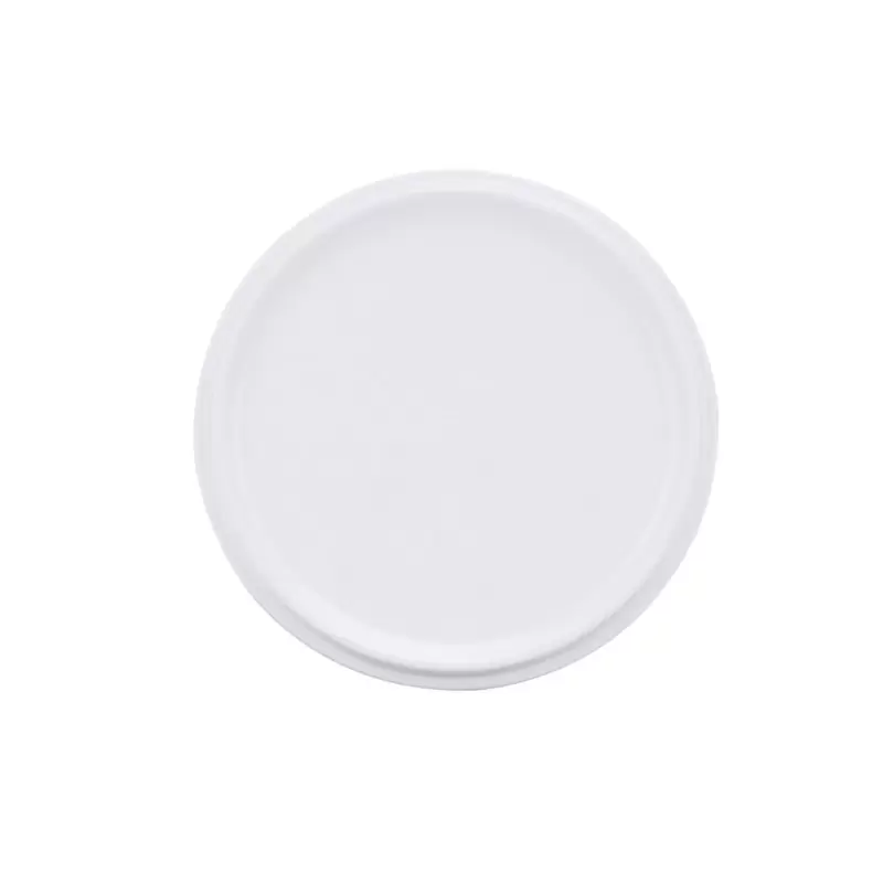 Cal-Mil Hudson - White 8" Low Rim Melamine Plate