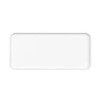 Cal-Mil Hudson 6 x 13 White Melamine Tray