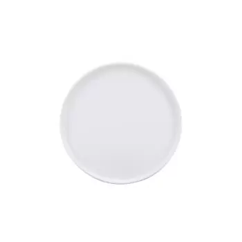 Cal-Mil Hudson - White 10" Low Rim Melamine Plate