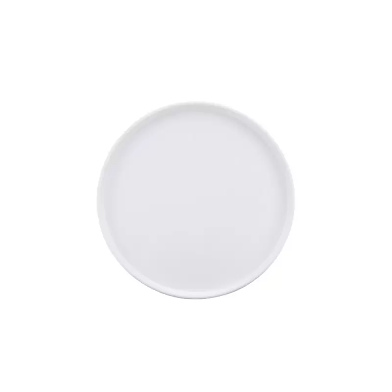 Cal-Mil Hudson - White 10" Low Rim Melamine Plate