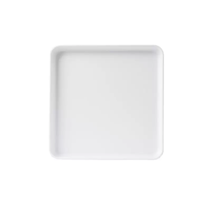 Cal-Mil Hudson - White Square Melamine Plate 11" x 11"