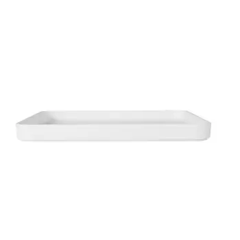 Cal-Mil Hudson - White Square Melamine Plate 11" x 11"