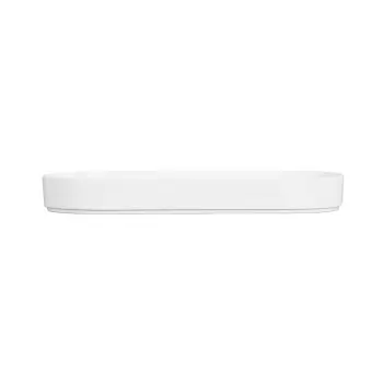 Cal-Mil Hudson 13 x 6 Oval Melamine Platter - White