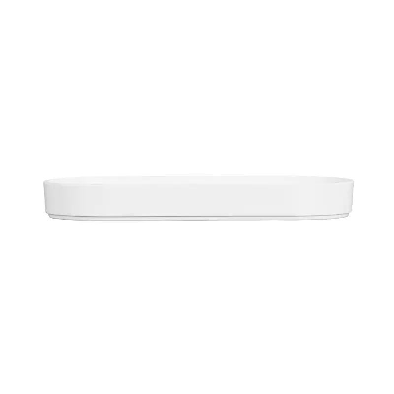 Cal-Mil Hudson 13 x 6 Oval Melamine Platter - White