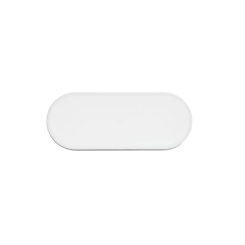 Cal-Mil Hudson 20 x 8 Oval Melamine Platter - White