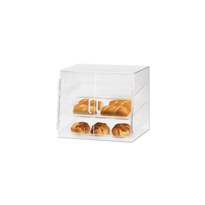 Cal-Mil Classic Three Tier Slanted Front Acrylic Display Case - 19" x 17" x 18"