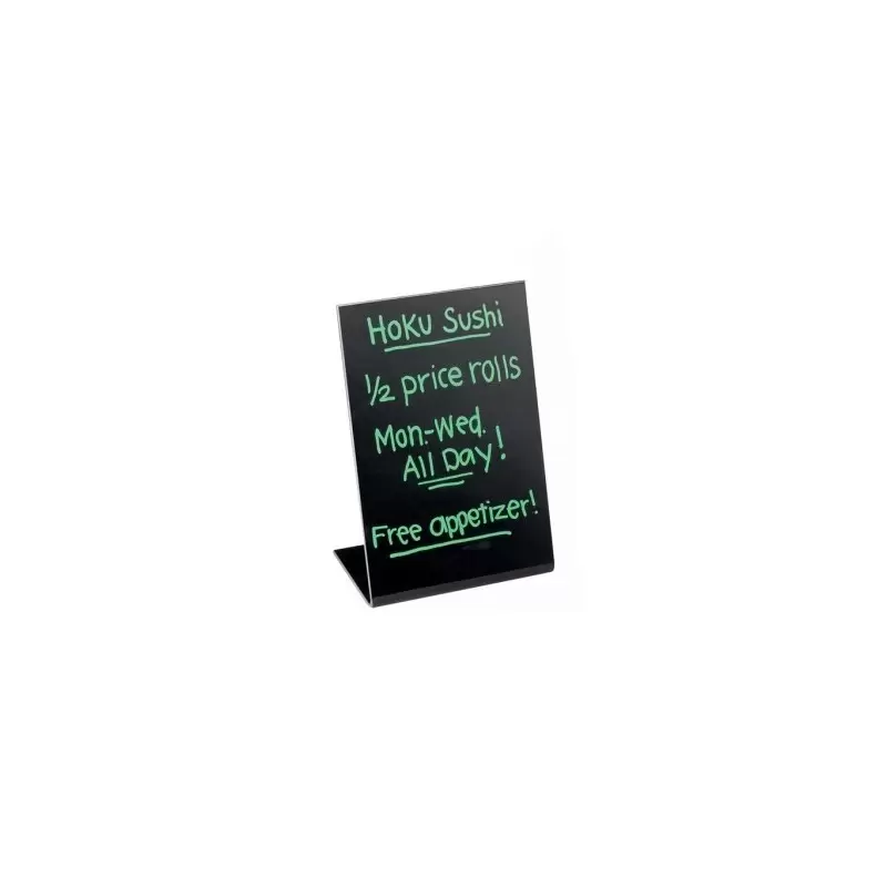 Cal-Mil Classic 5" x 7" Black Write - On Easel