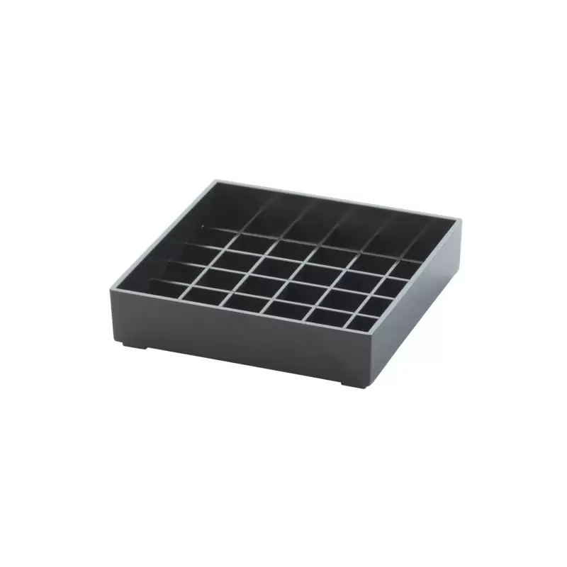 Cal-Mil Classic 4" Black Square Drip Tray