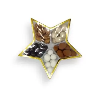 Elegant Gold Trim Classic Clear Transparent Chocolate Truffles Boxes 3" x 3" x 1 3/8" - Pack of 200 pcs