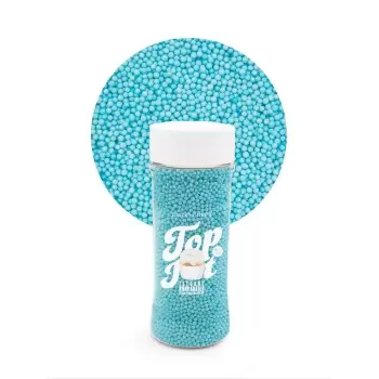 Elegant Nonpareils Sugar Pearl Sprinkles Topping Decoration 3.5oz - Baby Blue