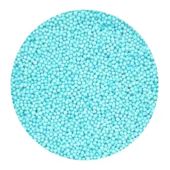 Elegant Nonpareils Sugar Pearl Sprinkles Topping Decoration 3.5oz - Baby Blue