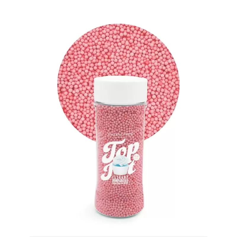 Elegant Nonpareils Sugar Pearl Sprinkles Topping Decoration 3.5oz - Baby Pink