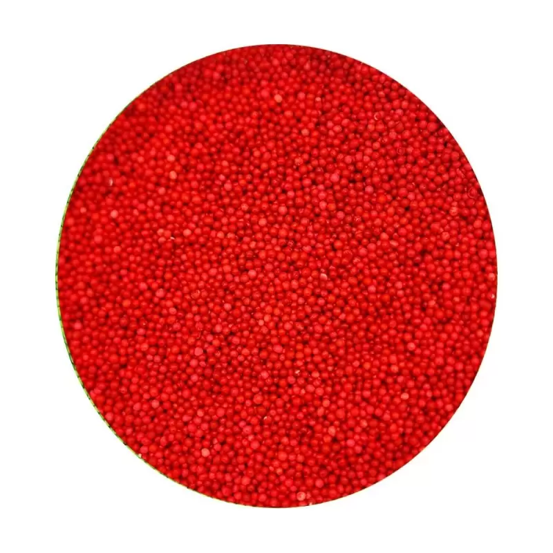 Elegant Nonpareils Sugar Pearl Sprinkles Topping Decoration 3.5oz - Berry Red