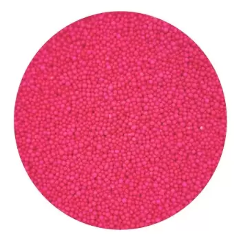 Elegant Nonpareils Sugar Pearl Sprinkles Topping Decoration 3.5oz - French Fuschia