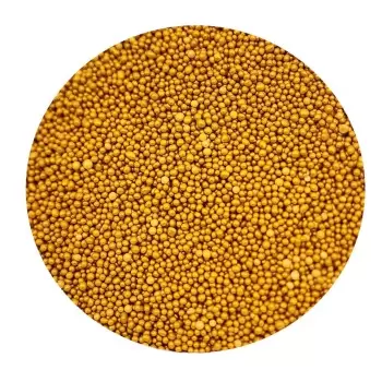 Elegant Nonpareils Sugar Pearl Sprinkles Topping Decoration 3.5oz - Majestic Gold