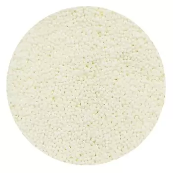 Elegant Nonpareils Sugar Pearl Sprinkles Topping Decoration 3.5oz - Meringue White