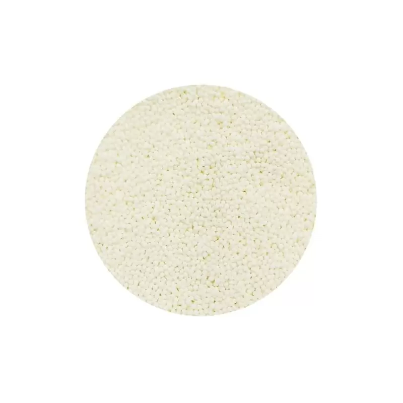 Elegant Nonpareils Sugar Pearl Sprinkles Topping Decoration 3.5oz - Meringue White