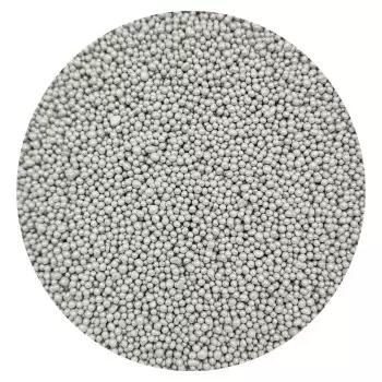 Elegant Nonpareils Sugar Pearl Sprinkles Topping Decoration 3.5oz - Silver Silk