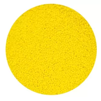 Elegant Nonpareils Sugar Pearl Sprinkles Topping Decoration 3.5oz - Sunset Yellow