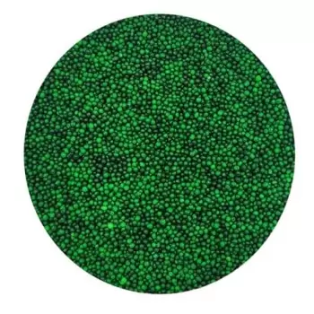 Elegant Nonpareils Sugar Pearl Sprinkles Topping Decoration 3.5oz - Verdant Green