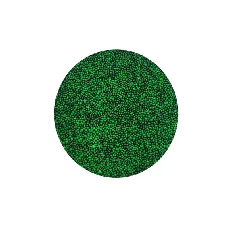 Elegant Nonpareils Sugar Pearl Sprinkles Topping Decoration 3.5oz - Verdant Green