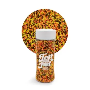 Celebration Mix Nonpareils Sugar Pearl Sprinkles Topping Decoration 3.5oz - Autumn Harvest