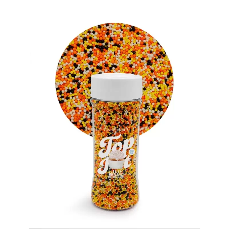 Celebration Mix Nonpareils Sugar Pearl Sprinkles Topping Decoration 3.5oz - Candy Corn Medley