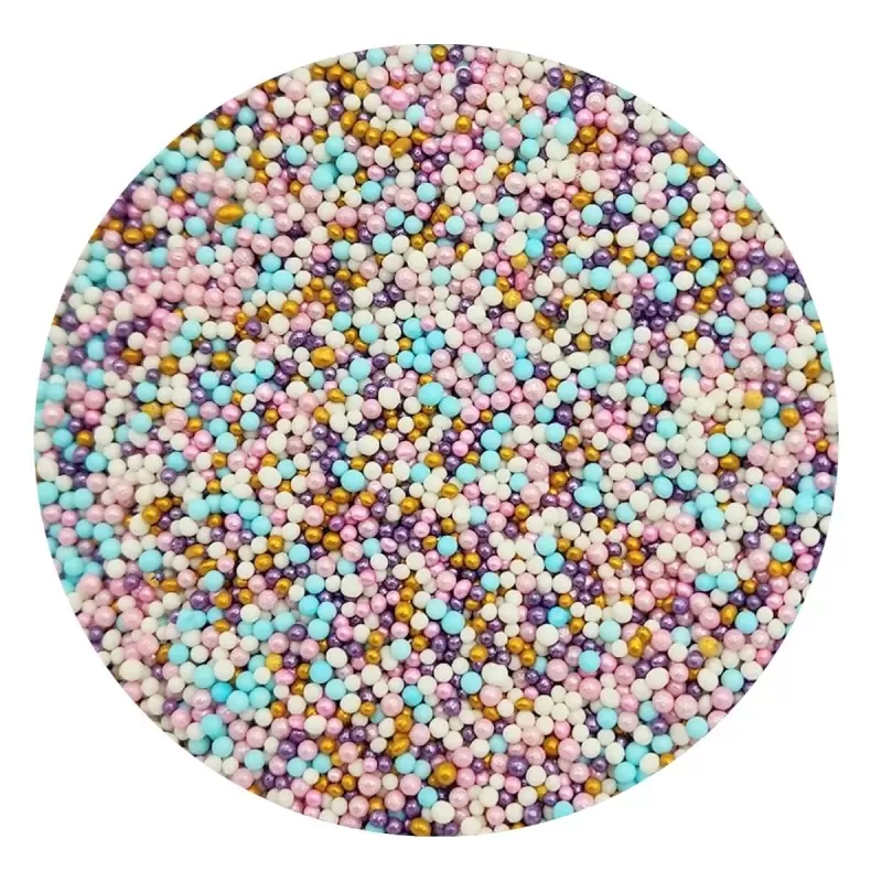 Celebration Mix Nonpareils Sugar Pearl Sprinkles Topping Decoration 3.5oz - Fantasy Unicorn